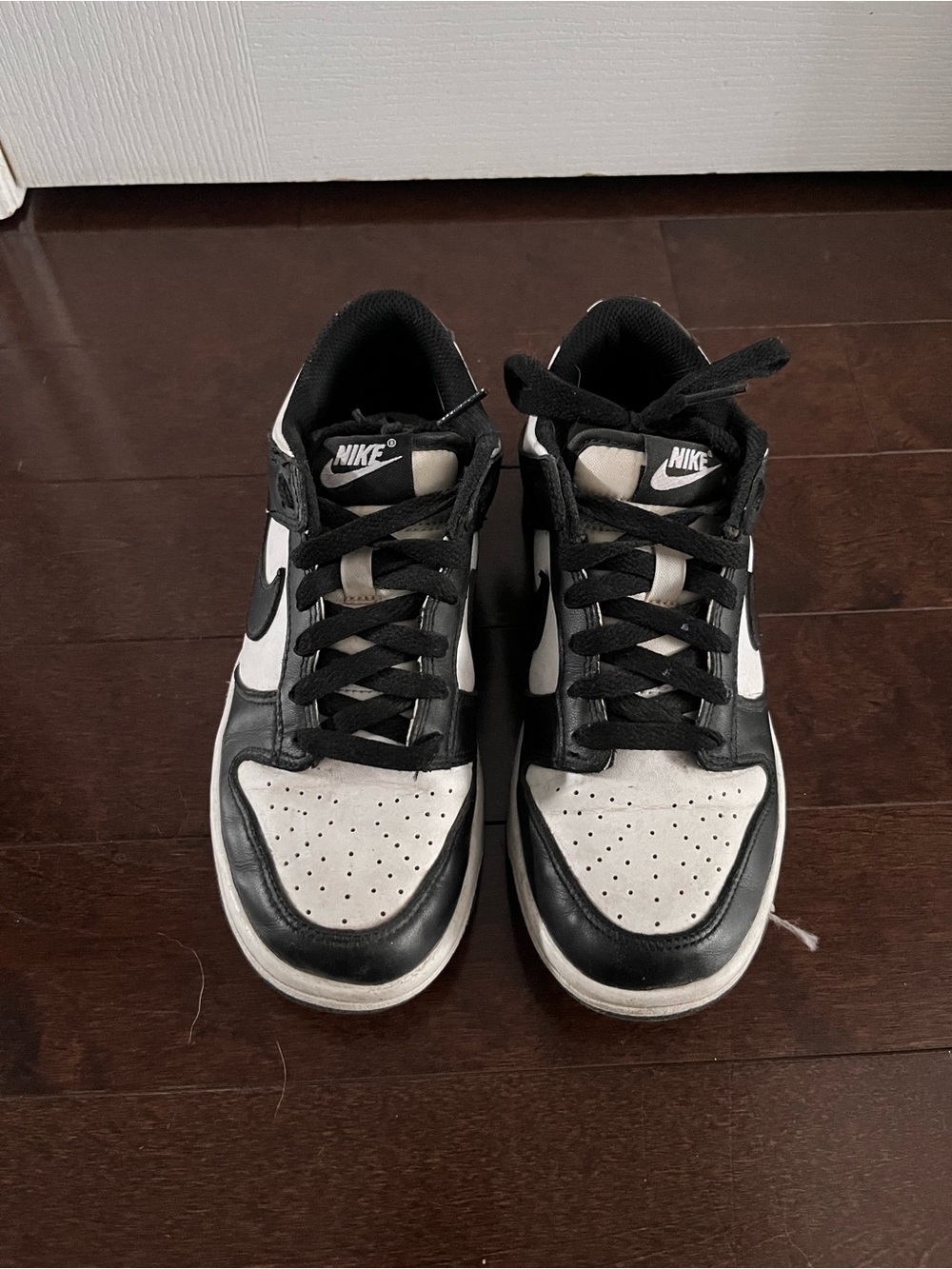 Nike Black and White High-Top Sneakers